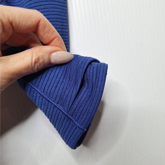 Lululemon Ventscape Half-Zip Long Sleeve Top 8 Psychic Running Thumbholes Cuffin - Picture 6 of 12